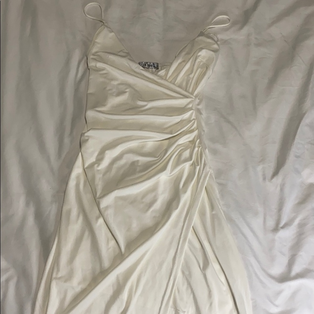 Mini white dress